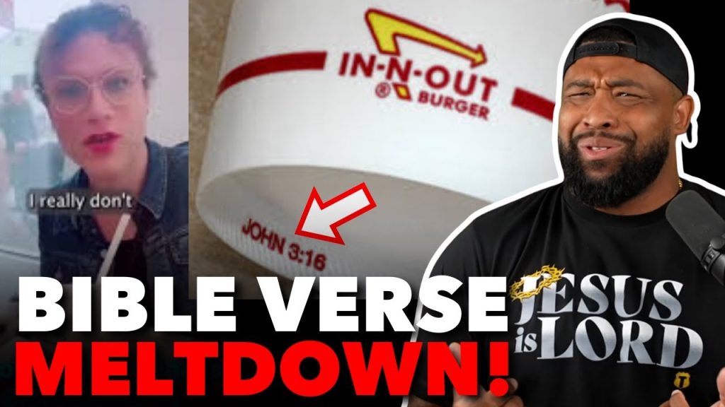 Trans Influencer CRASHES OUT Over Bible Verse on Cup At IN-N-OUT