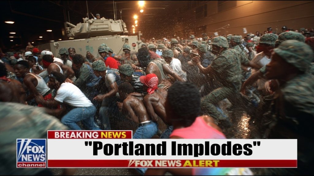 Illegals BRING WAR to Portland… “ZERO MERCY” Marines Answer With EXCESSIVE FORCE