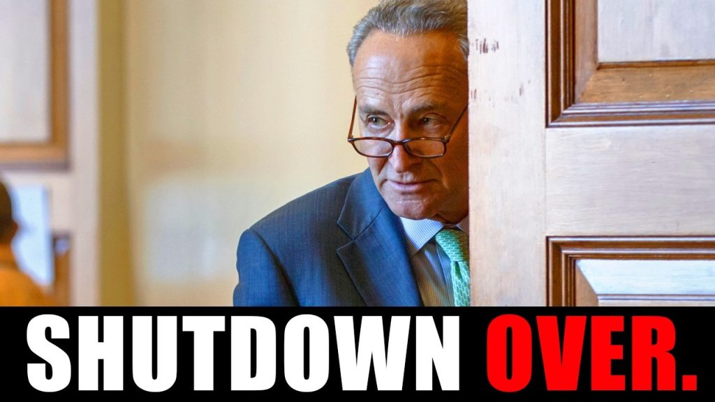 WOW: Schumer now privately BEGGING to reopen the Gov!!!