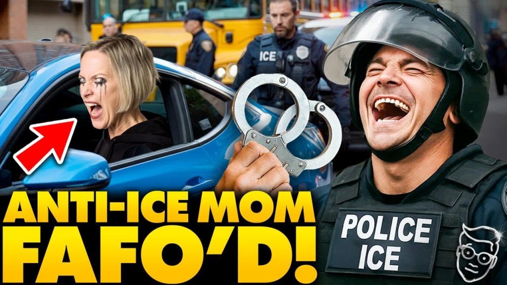 INSTANT REGRET: Suburban Lib Karen Attacks ICE, Burst Into TEARS, Shaking When ICE Fights Back…