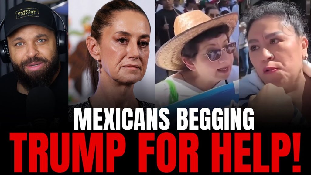 Mexico Protesters BEG Trump to Fight Drug Cartels and President Sheinbaum to Make Mexico Great Again