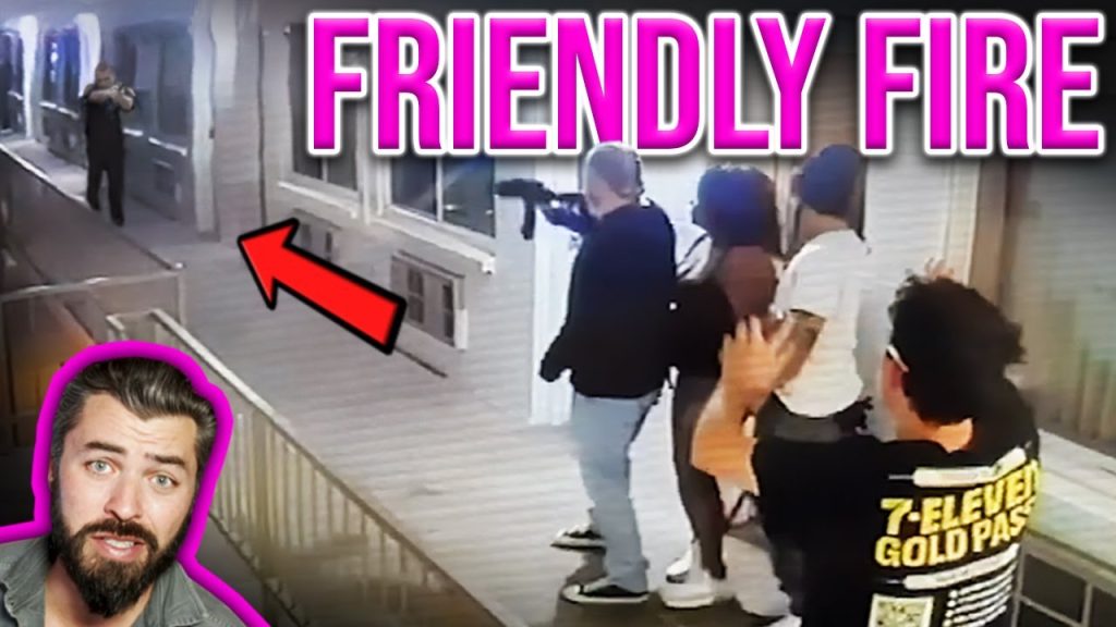 Suspect Points AK At Cop, Gets His Friends SHOT!