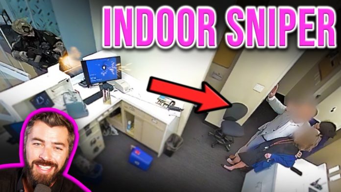 Sniper SMOKES Hostage Taker Through Computer Monitor!