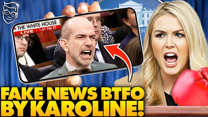 YIKES: Karoline Leavitt ENDS Reporter’s Career With Simple Question, White House Briefing Room GASPS