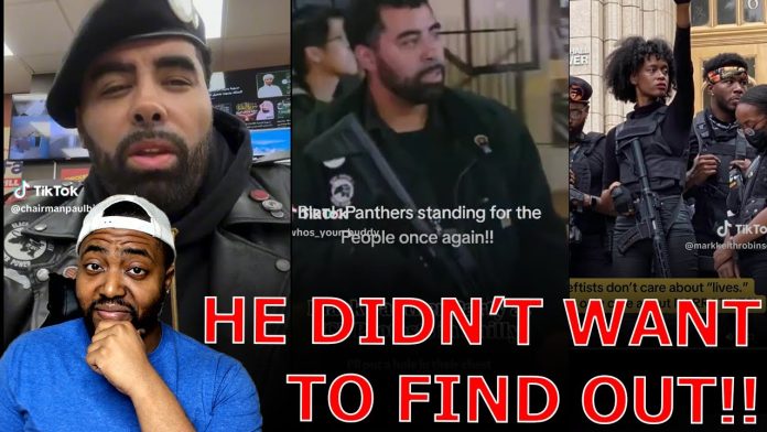 Black Panthers PANIC INTO BACKTRACKING After ROASTED For Threatening To SHOOT ICE Officers!