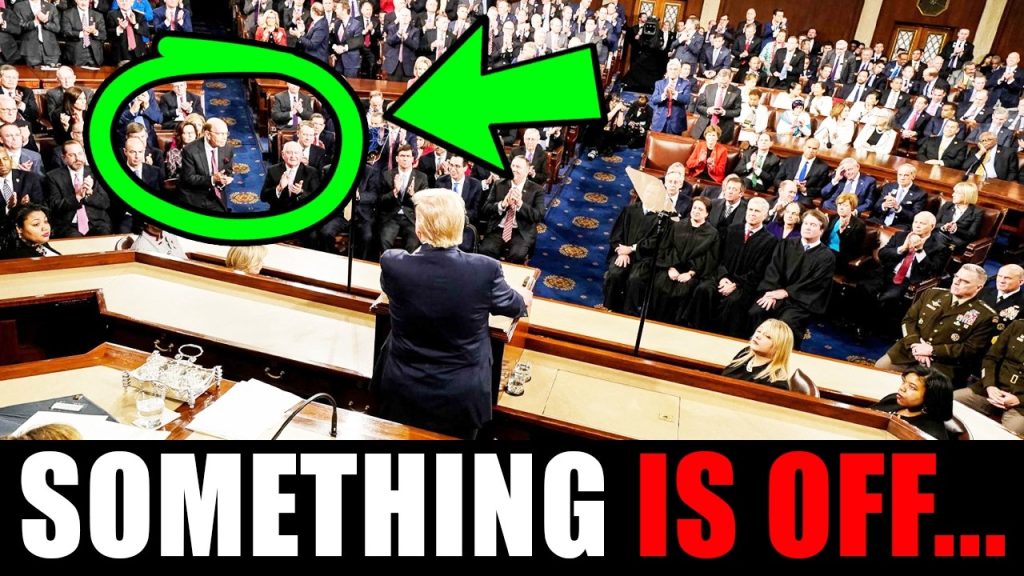 Someone noticed something VERY WEIRD at SOTU!! Someone noticed something VERY WEIRD at SOTU!!