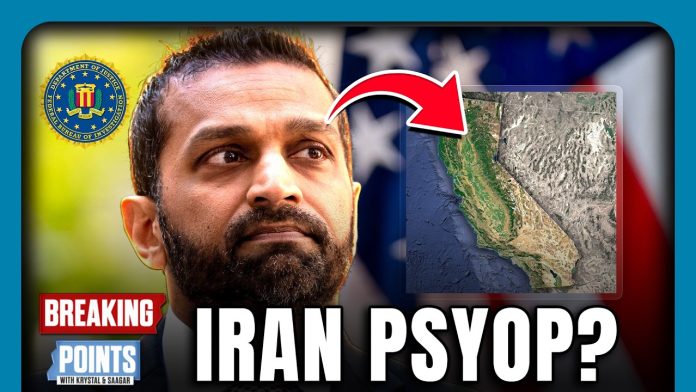 PSYOP?: FBI Warns Of Iran Attack On California