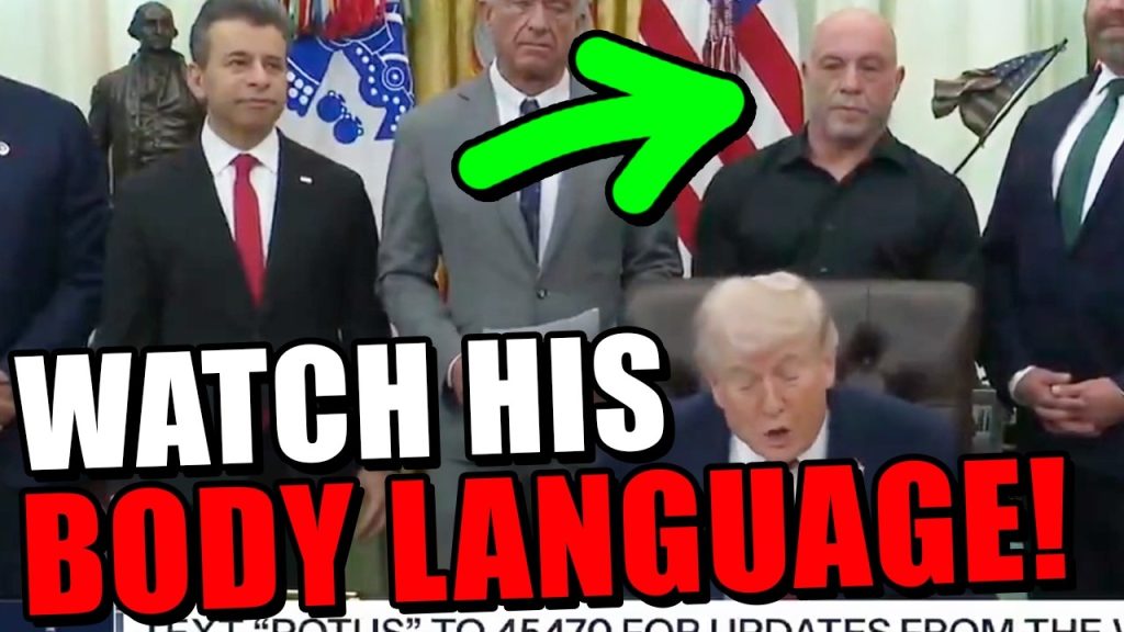 Watch Joe Rogan’s reaction as Trump extends an OLIVE BRANCH.