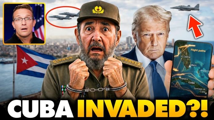 🚨CUBA INVASION: American Warplanes SURROUND Island as Trump Arrests A Castro!
