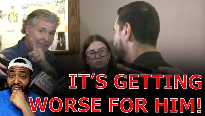 Socialist Democrat PANICS As Reporters REFUSE TO STOP Confronting Him On TANKING HIS OWN CAMPAIGN